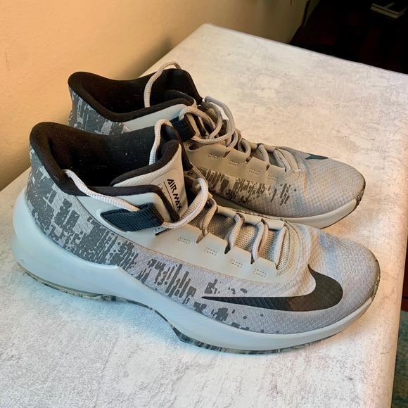 Nike Other - Nike Size 11 Air Max Infuriate 2 Mid Grey Good AA7066-003 Basketball Shoes